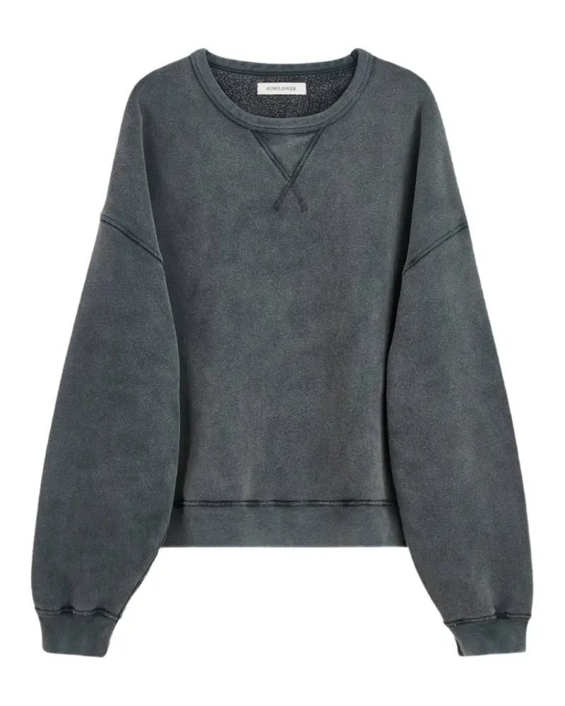 Sunflower cropped washed-fleece sweater - Grau Grau