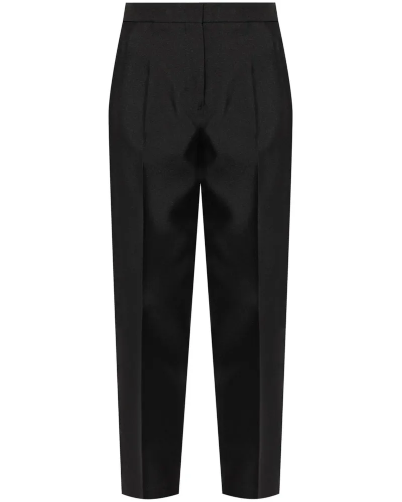 Jil Sander Hose mit geradem Bein - Schwarz Schwarz