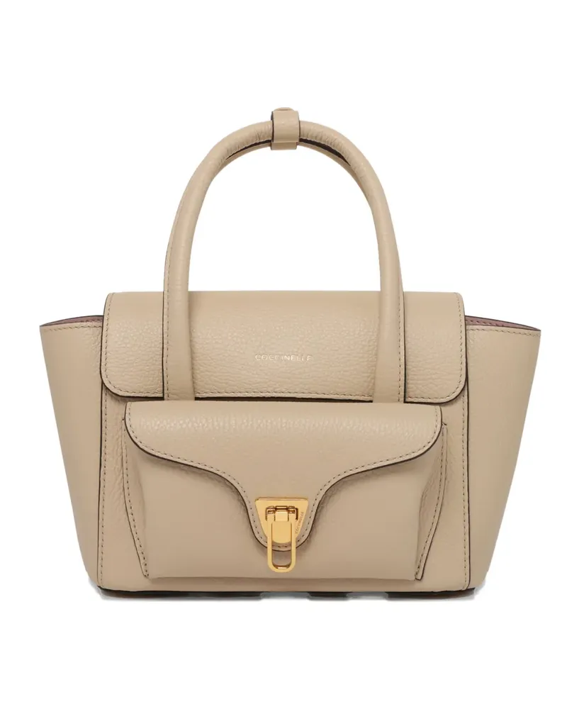 Coccinelle Shopper mit Logo - Nude Nude