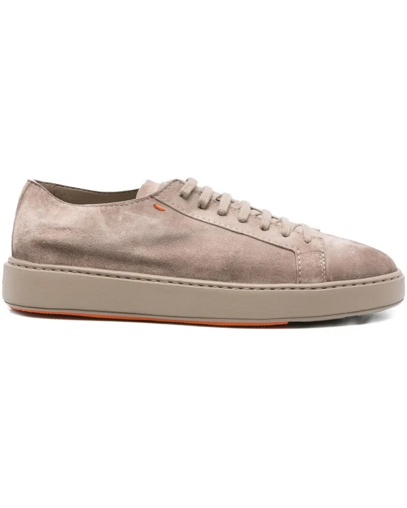 Santoni Sneakers aus Wildleder - Grau Grau