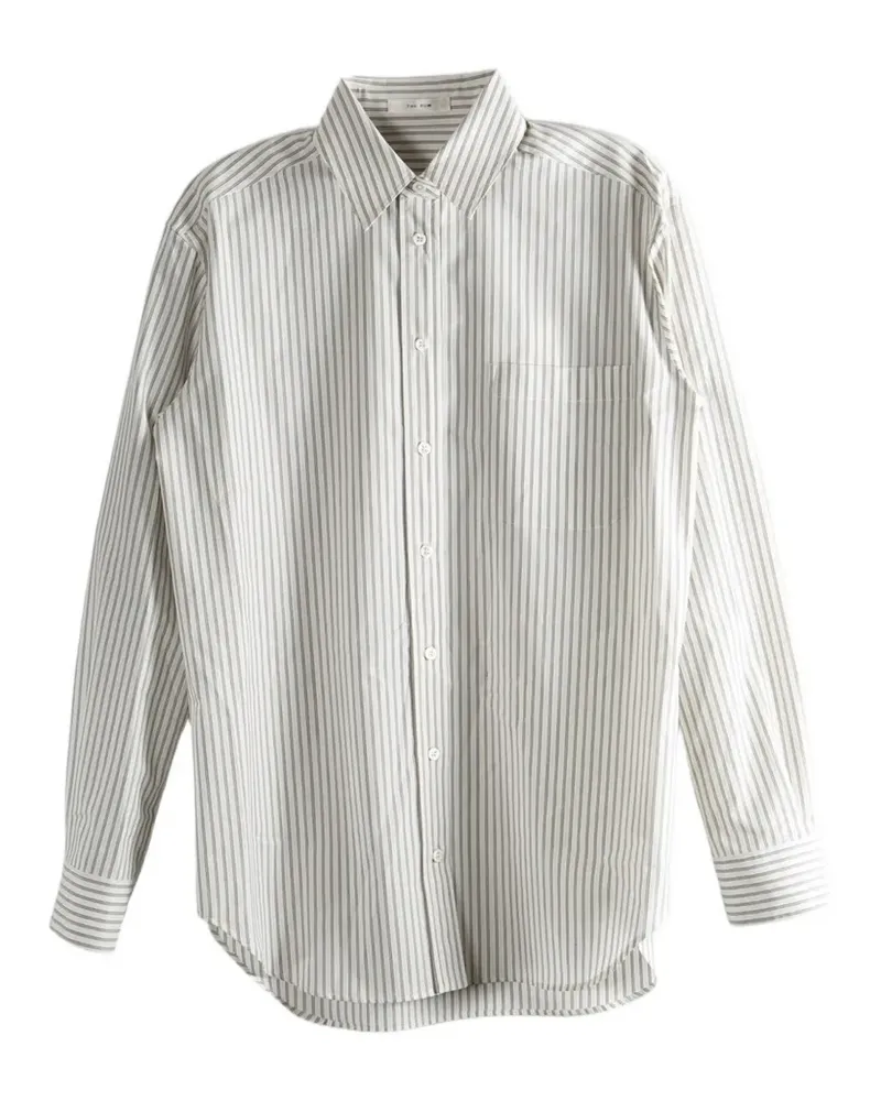 The Row striped pocket shirt - Weiß Weiß