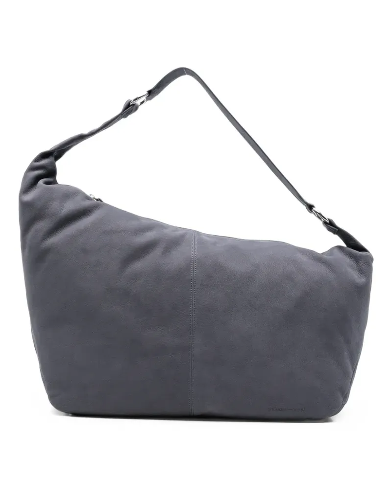 Paloma Wool Big Dry leather shoulder bag - Grau Grau