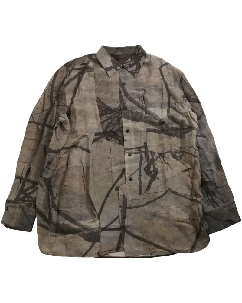 Ziggy Chen printed shirt - Grün Grün