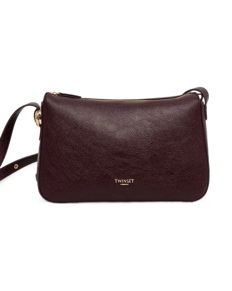 Twin-Set Geraffte Handtasche - Rot Rot