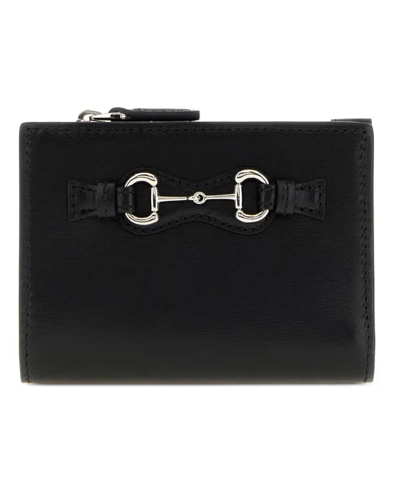 Gucci Portemonnaie mit Horsebit-Detail - Schwarz Schwarz