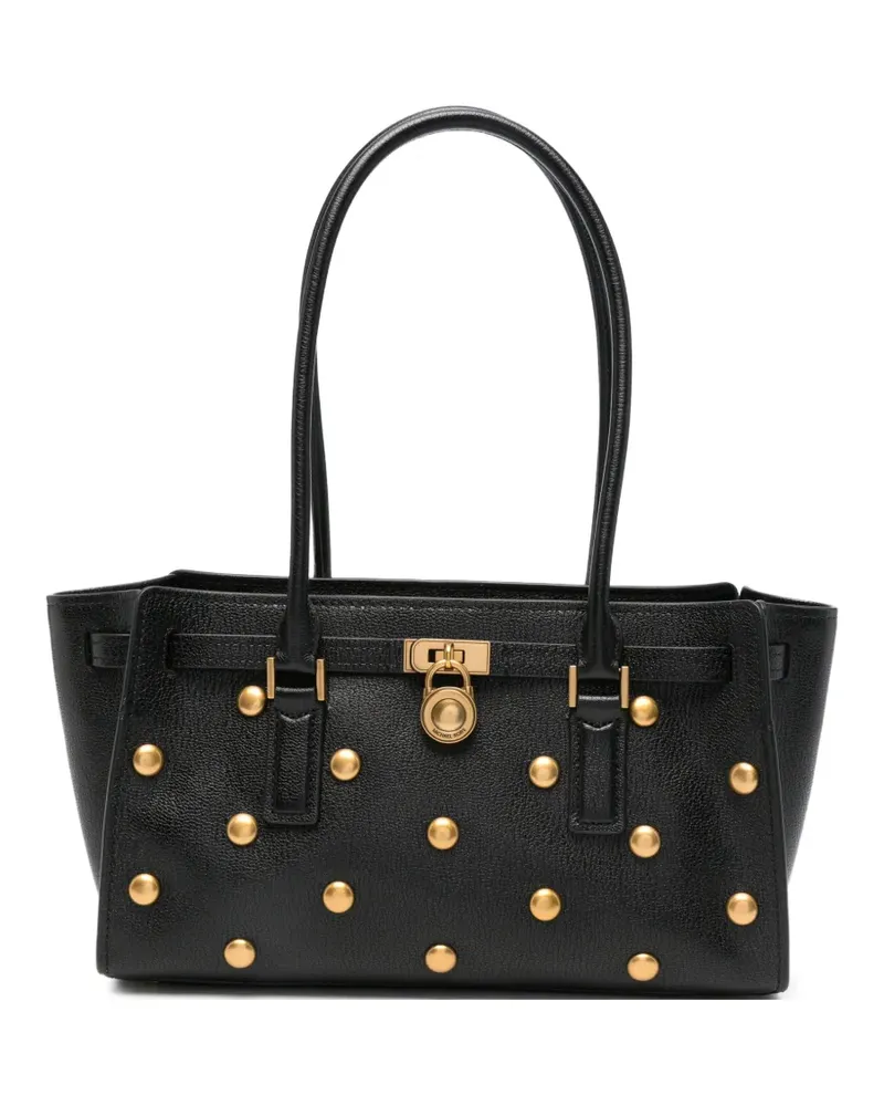 Michael Kors Schultertasche mit Nieten - Schwarz Schwarz
