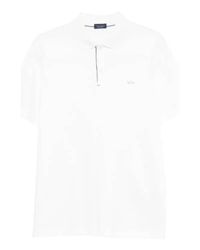Paul & Shark Poloshirt mit kurzen Ärmeln - Weiß Weiß