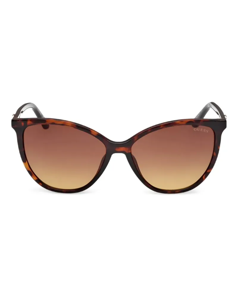 Guess tortoiseshell-effect cat-eye sunglasses - Braun Braun