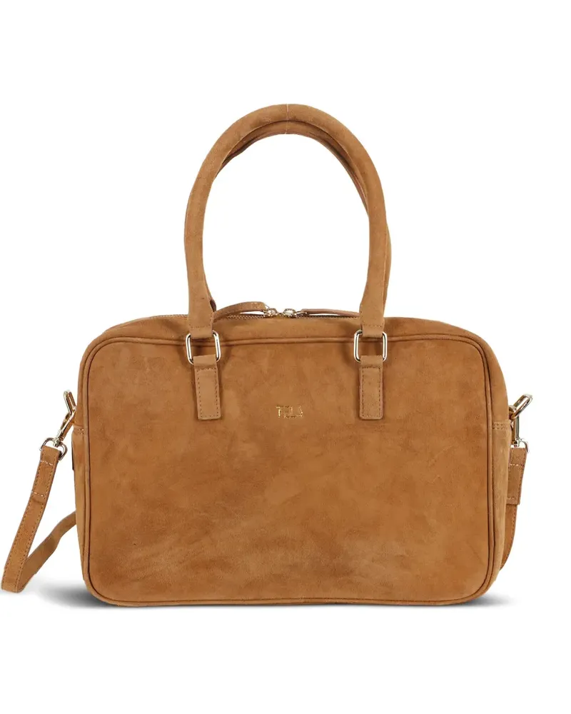 TELA Tote Bag mit doppeltem Henkel - Braun Braun