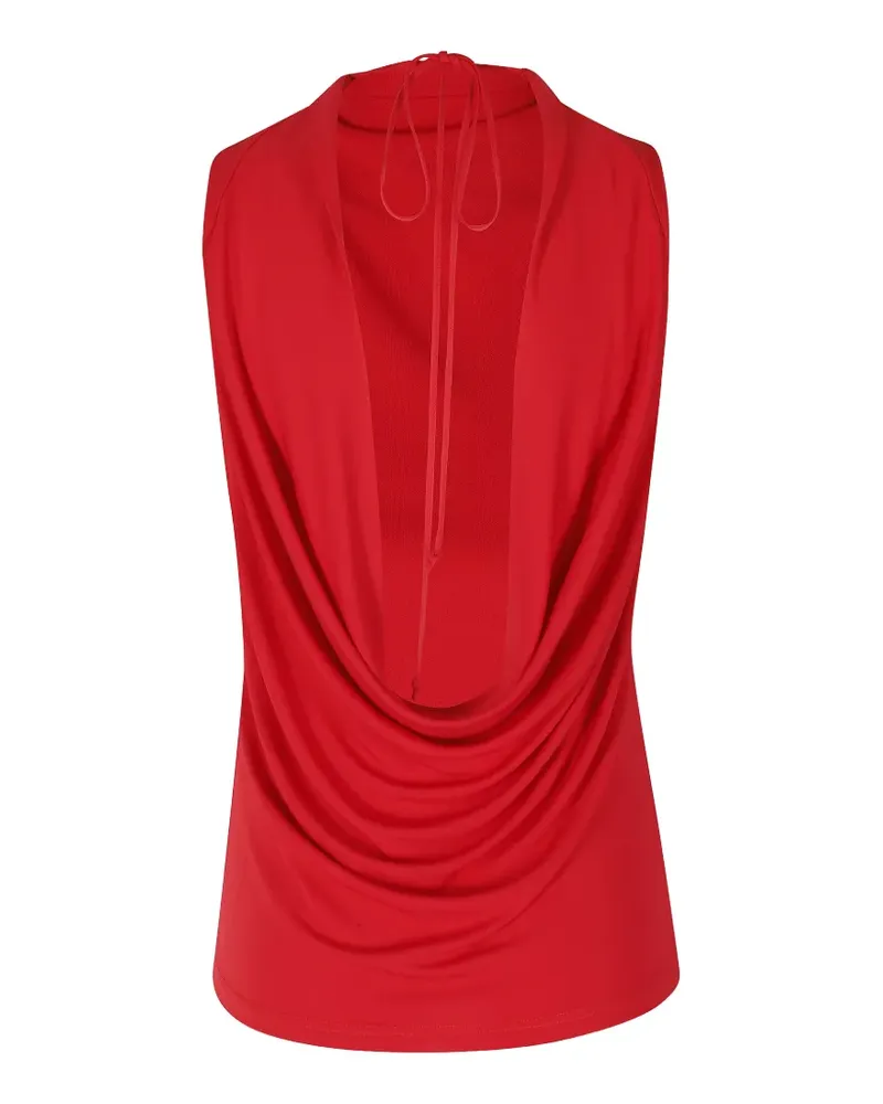 Semicouture sleeveless top - Rot Rot