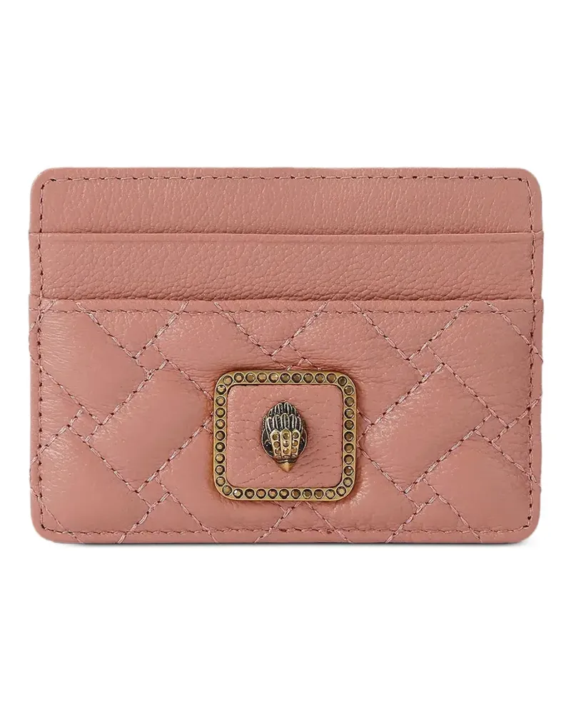 Kurt Geiger Gestepptes Kartenetui mit Adler-Schild - Rosa Rosa