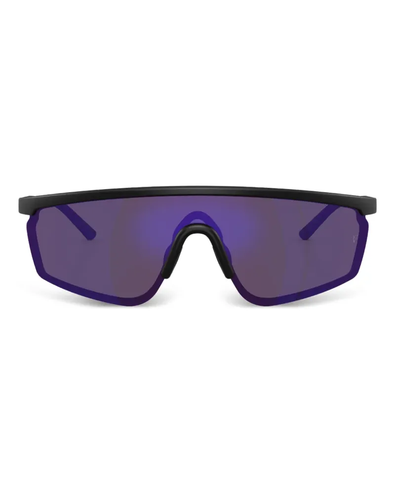 Oliver Peoples R-20 shield-frame tinted sunglasses - Schwarz Schwarz