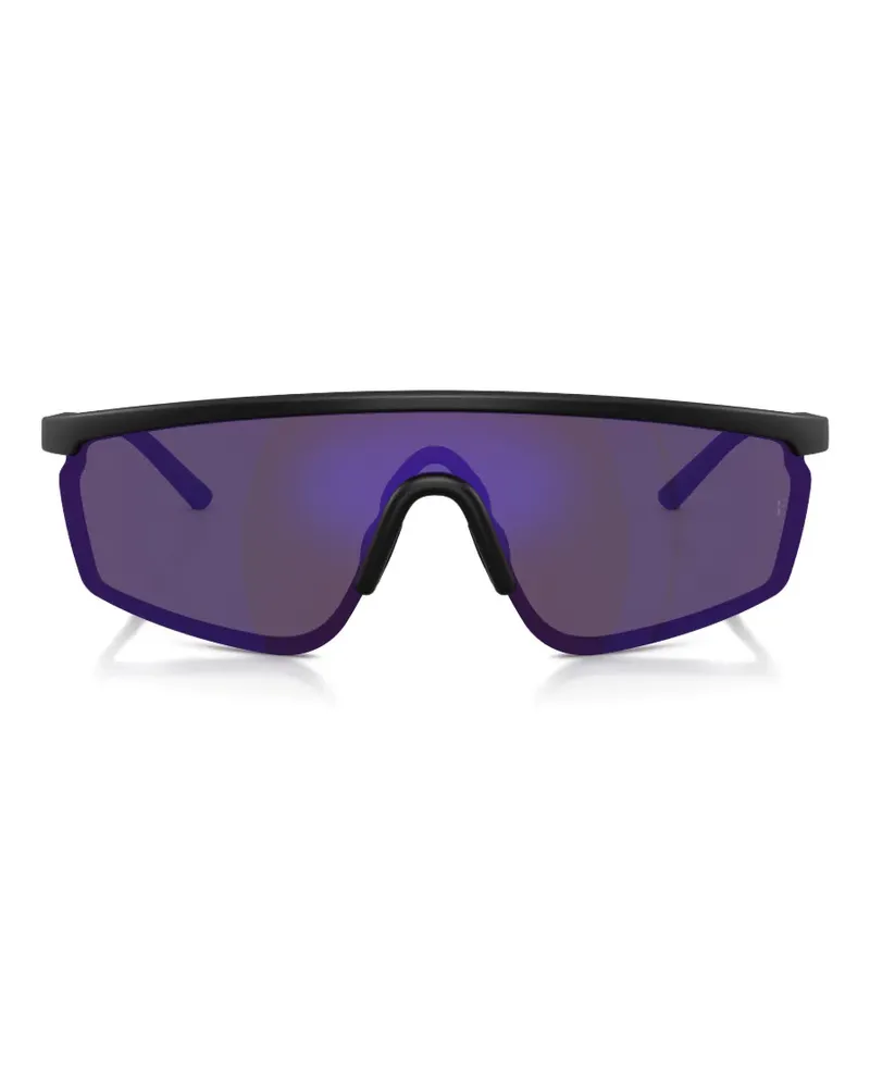 Oliver Peoples R-20 shield-frame tinted sunglasses - Schwarz Schwarz