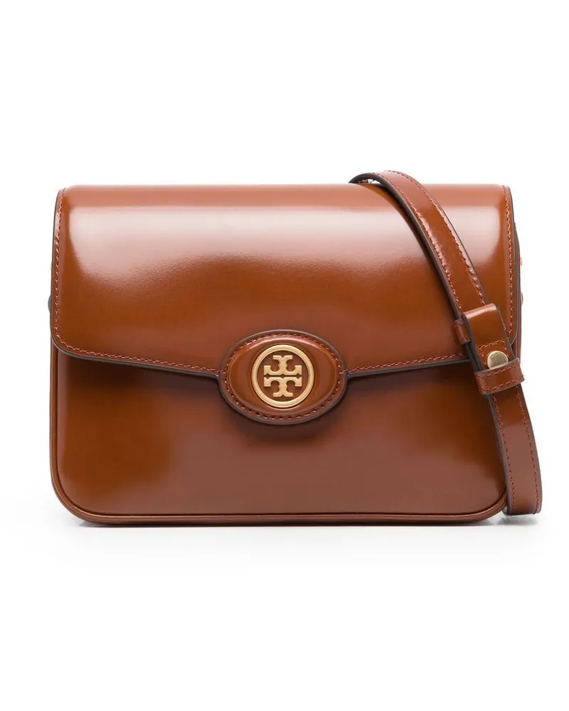 Tory Burch Umhängetasche mit Logo-Schild - Braun Braun