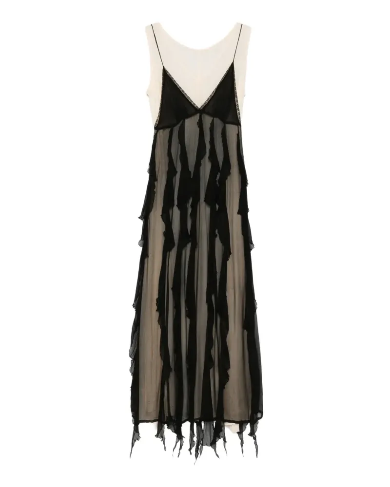Mes Demoiselles Charlene ruffled maxi dress - Schwarz Schwarz