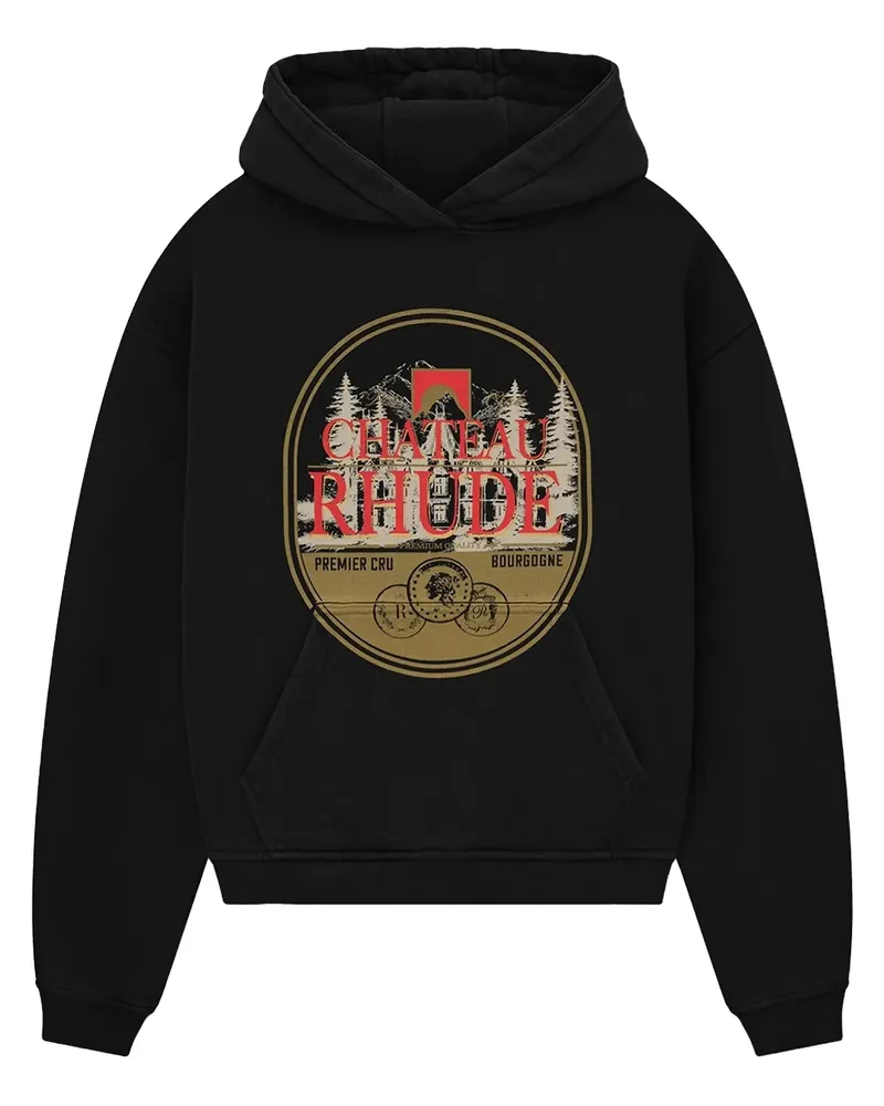RHUDE Premier "Black" Hoodie - Schwarz Schwarz