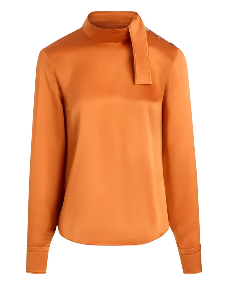 Patou Bluse mit Schal - Orange Orange