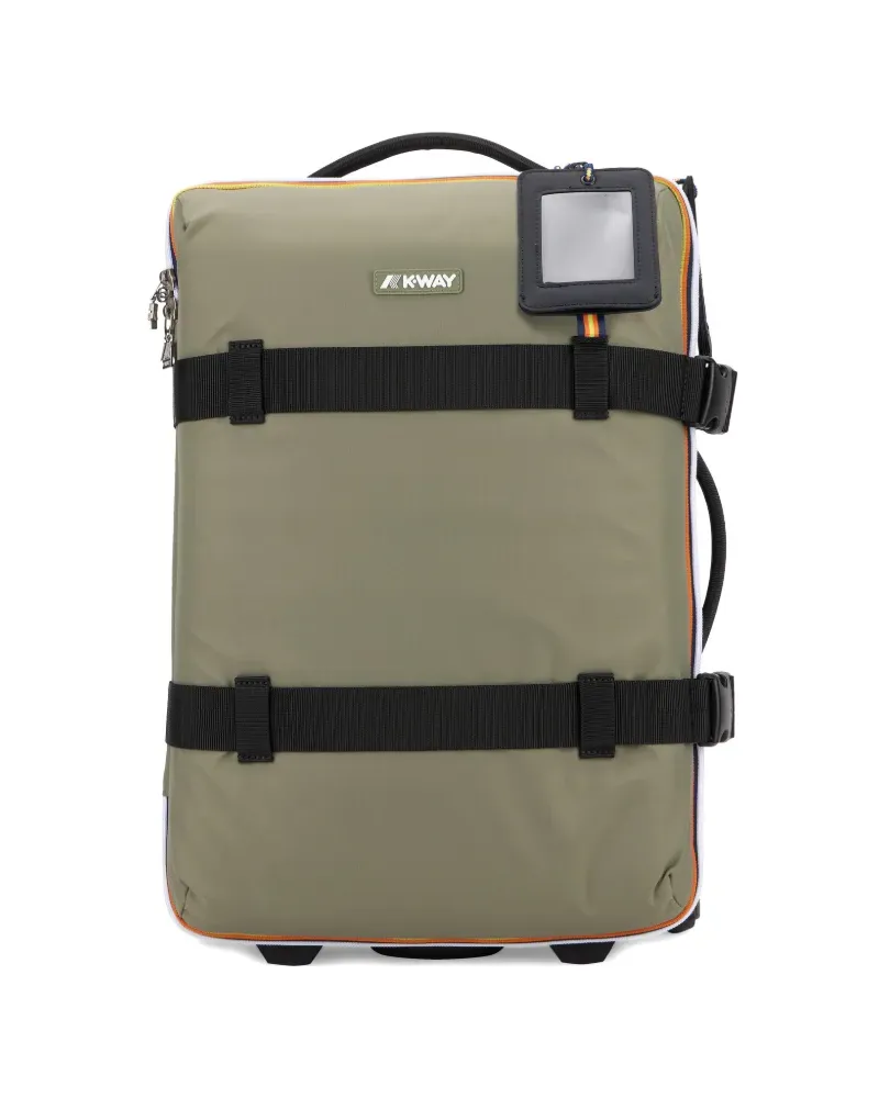 K-Way logo-patch buckle-strap luggage & holdalls - Grün Grün