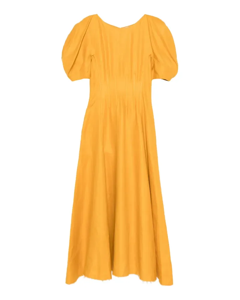 Gabriela Hearst puffed-sleeve maxi dress - Gelb Gelb