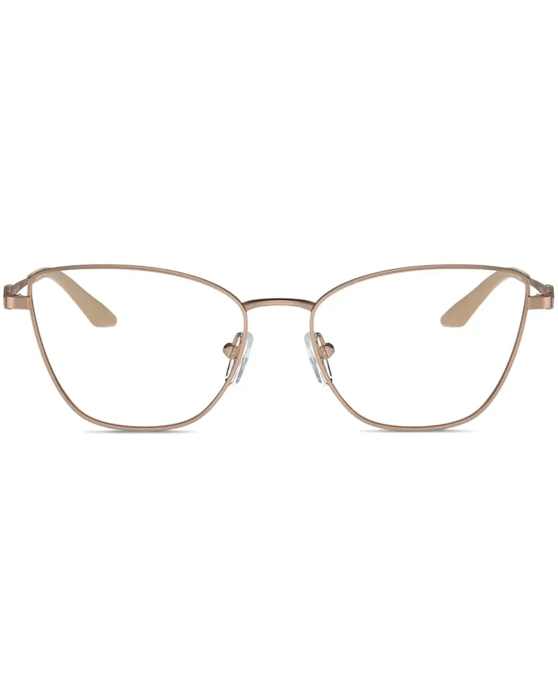 Armani Exchange Brille mit Logo-Schild - Rosa Rosa