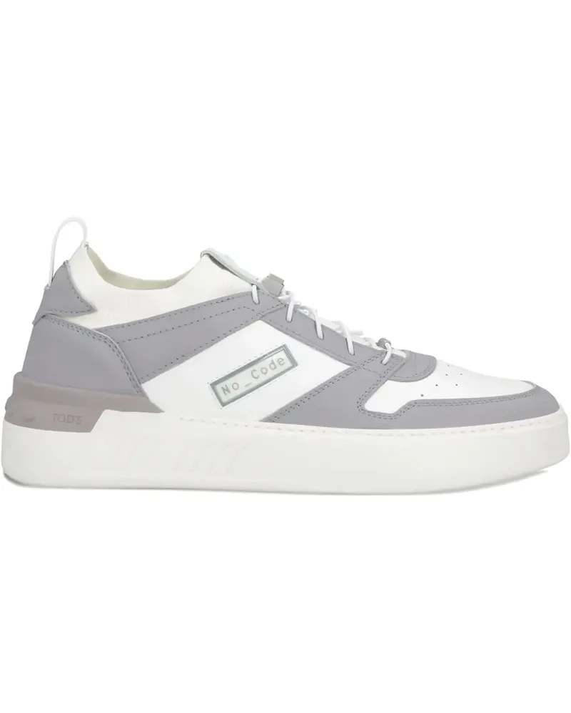 TOD'S Sneakers mit Ledereinsätzen - Grau Grau