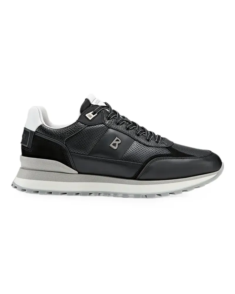 Bogner Newport Sneakers mit perforiertem Logo - Schwarz Schwarz