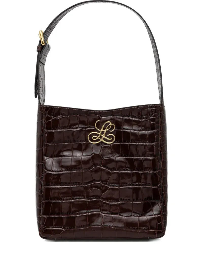 Luisa Spagnoli Importante Tote Bag mit Logo - Braun Braun