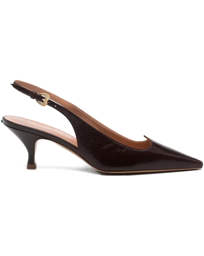 A.BOCCA Spitze Slingback-Pumps 60mm - Braun Braun