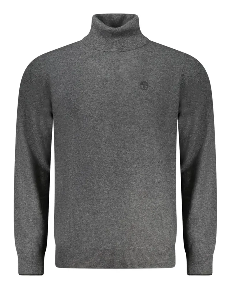 North Sails roll-neck fine-knit sweater - Grau Grau