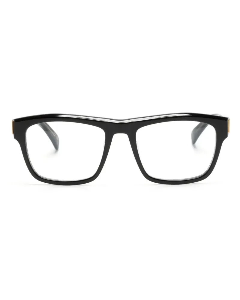 Dunhill Brille mit eckigem Gestell - Schwarz Schwarz