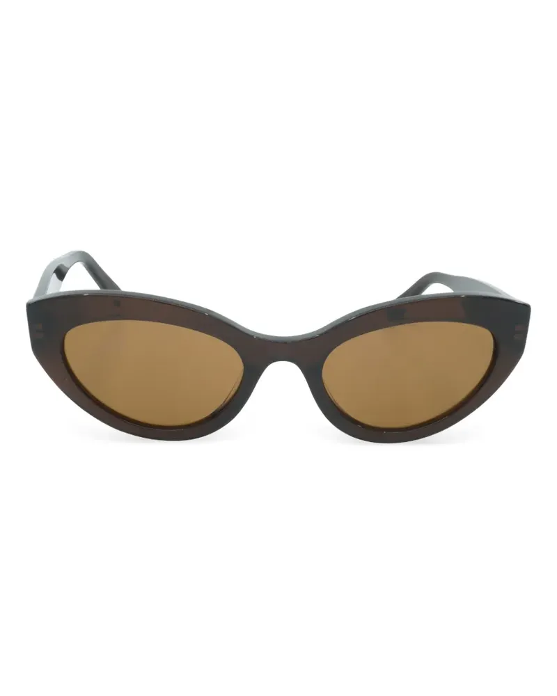 MCM Sonnenbrille mit Cat-Eye-Gestell - Braun Braun