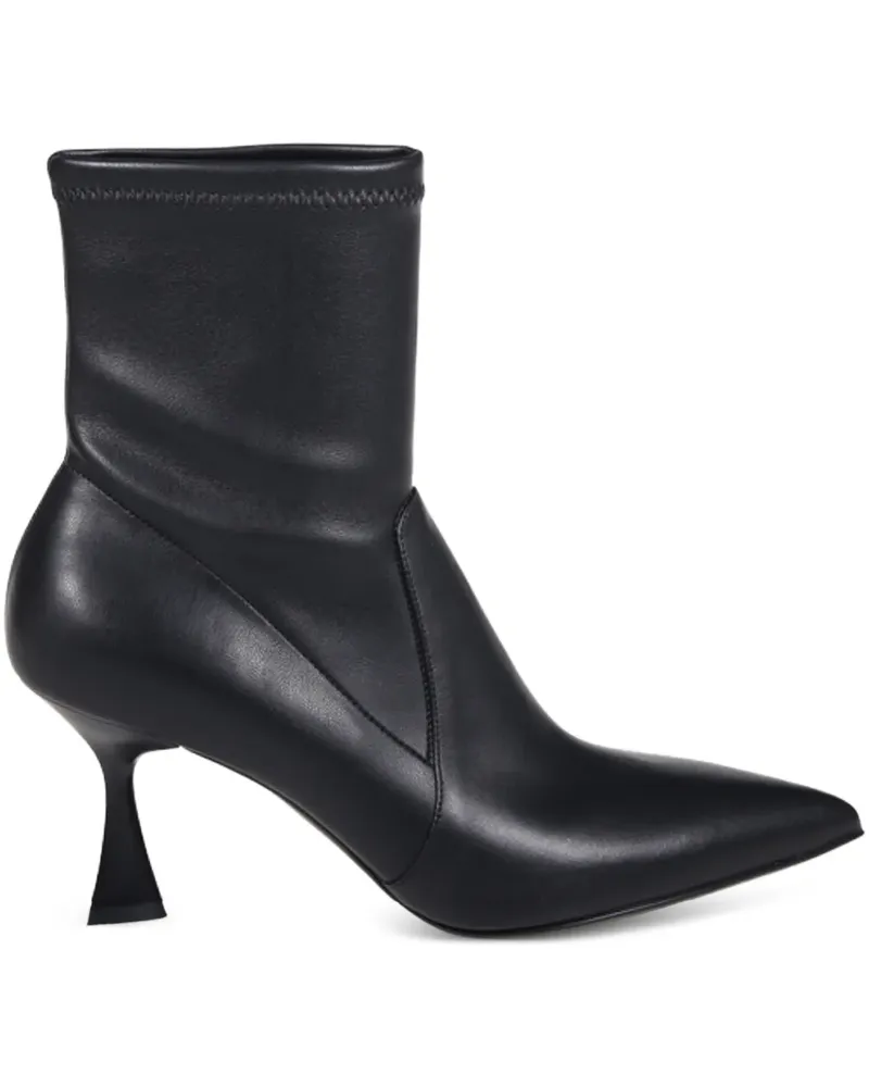 Sergio Levantesi Janet Sock-Boots mit spitzer Kappe - Schwarz Schwarz
