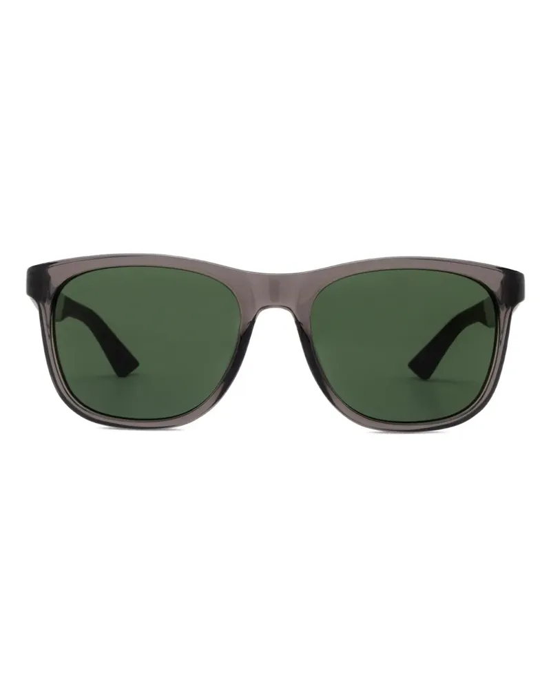 Montblanc Eckige Sonnenbrille aus Acetat - Grau Grau