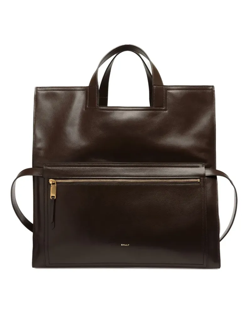 Bally Tote Bag mit faltbarem Detail - Braun Braun