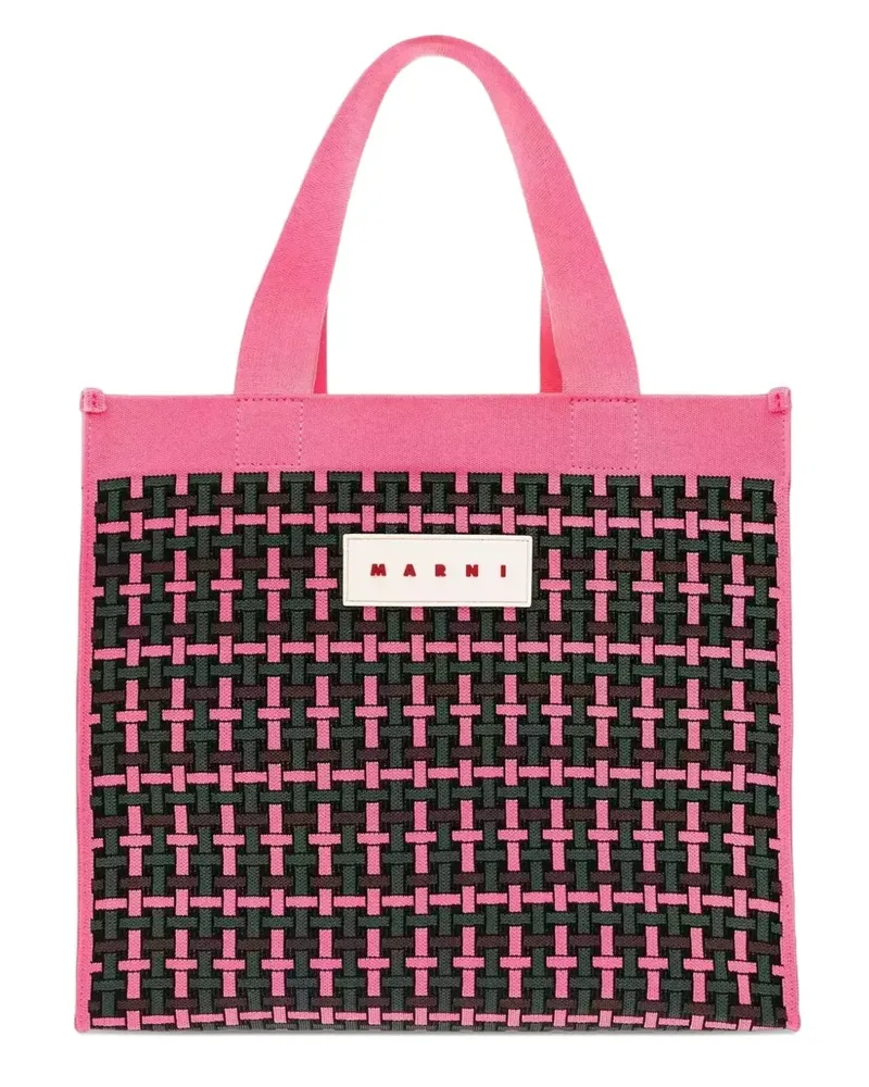 Marni verblendet Handtasche - Rosa Rosa