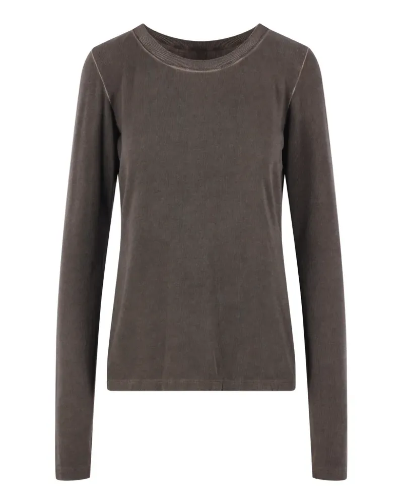 Uma Wang Geripptes Tata T-Shirt - Grau Grau