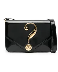 Moschino Tasche mit Fragezeichen Schwarz