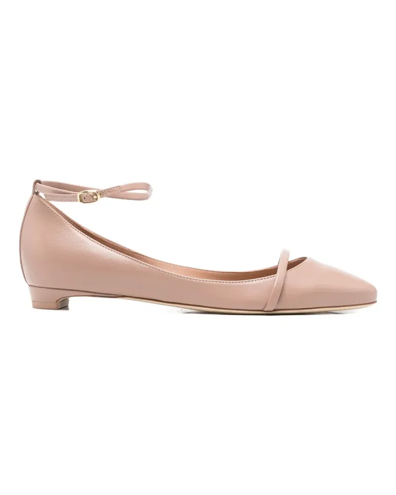 Malone Souliers Mary pointed-toe ballet flats - Rosa Rosa