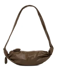 Christophe Lemaire Kleine Soft Croissant Schultertasche Braun