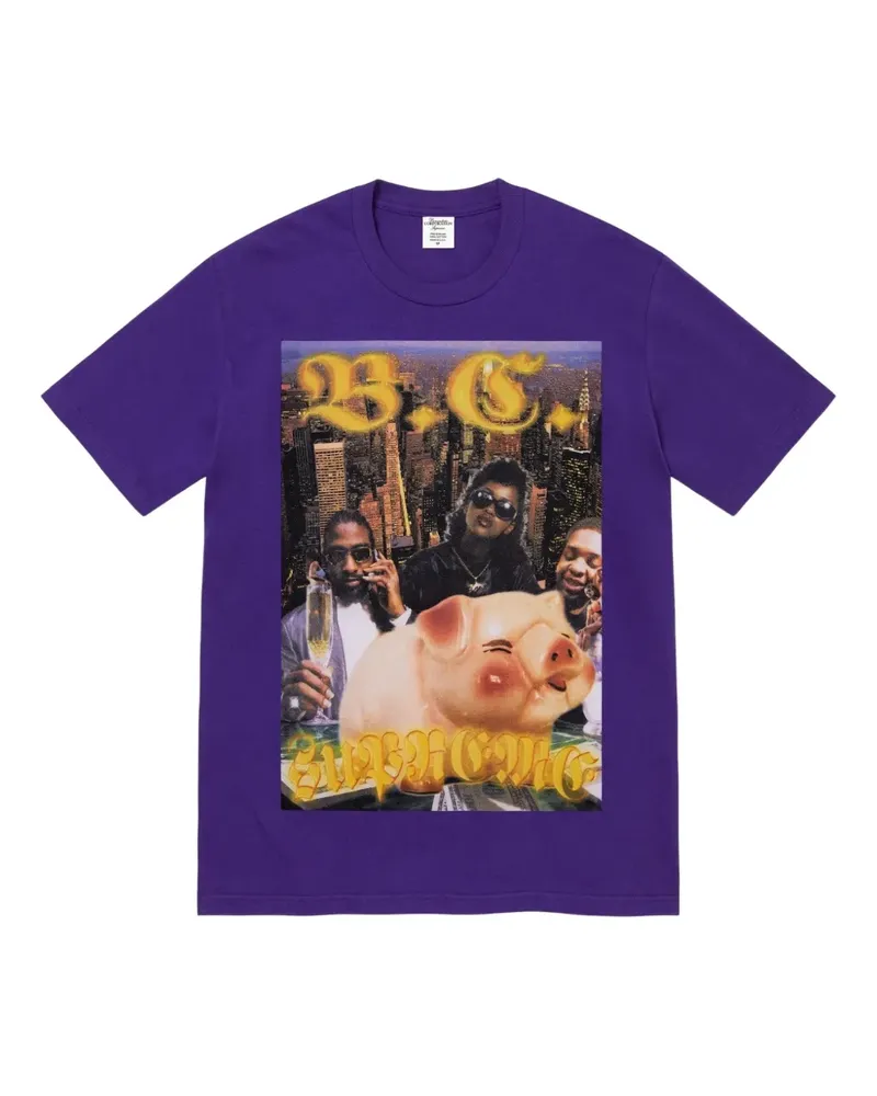 Supreme Being Bernadette Corporation Money T-Shirt - Violett Violett