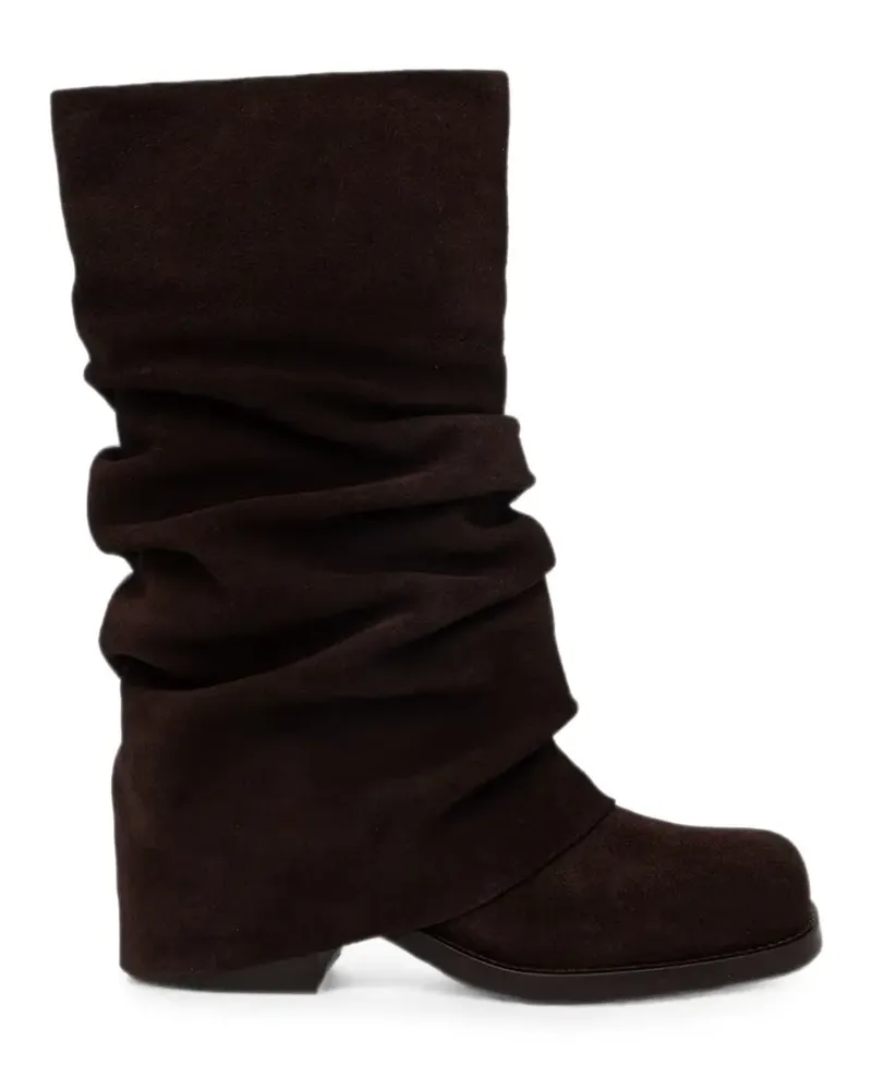 Billi Bi A8912 slouchy square-toe boots - Braun Braun