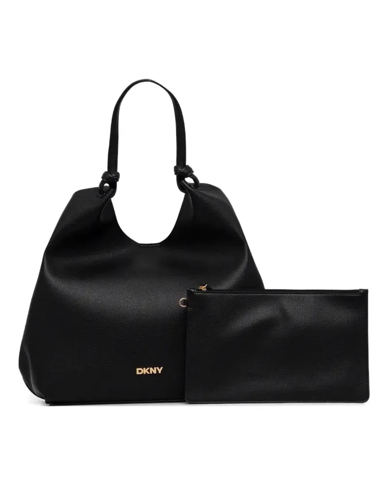 DKNY Strukturierte Handtasche - Schwarz Schwarz