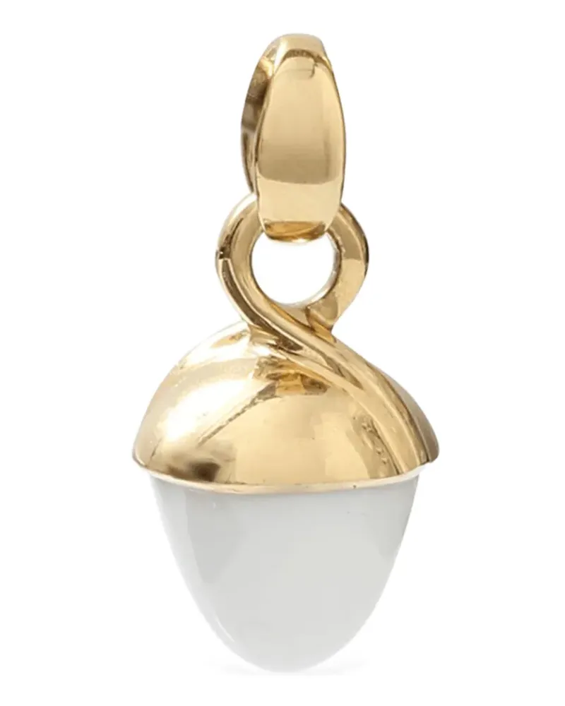 TAMARA COMOLLI 18kt Cacholong Mikado Bouquet Gelbgoldanhänger - Weiß Weiß