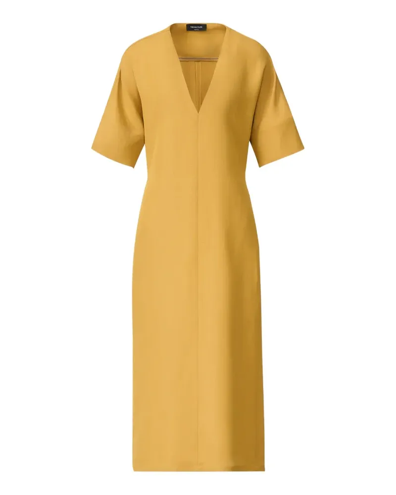 Fabiana Filippi V-neck midi dress - Gelb Gelb