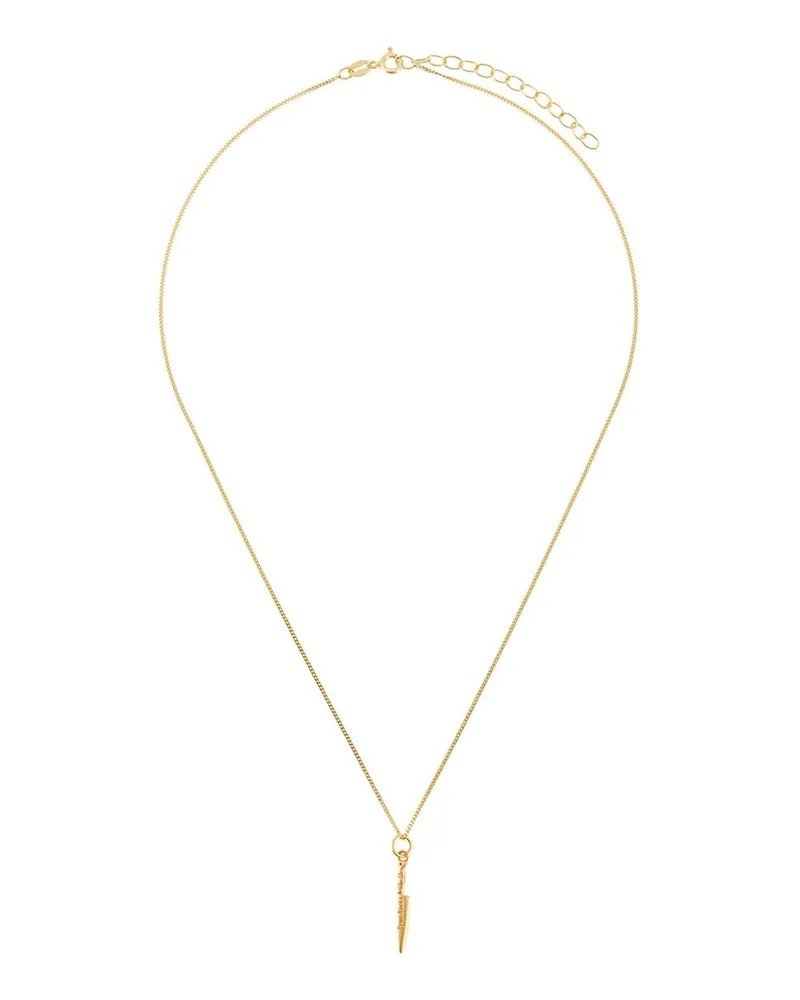 True Rocks Halskette mit Messer - Gold Gold
