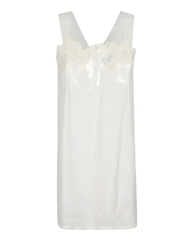 Maison Margiela slip spaghetti-strap mini dress - Weiß Weiß