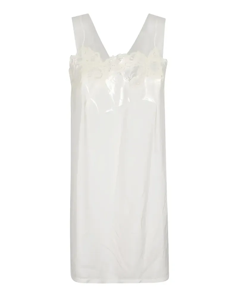Maison Margiela Kleid mit Spaghettiträgern - Weiß Weiß