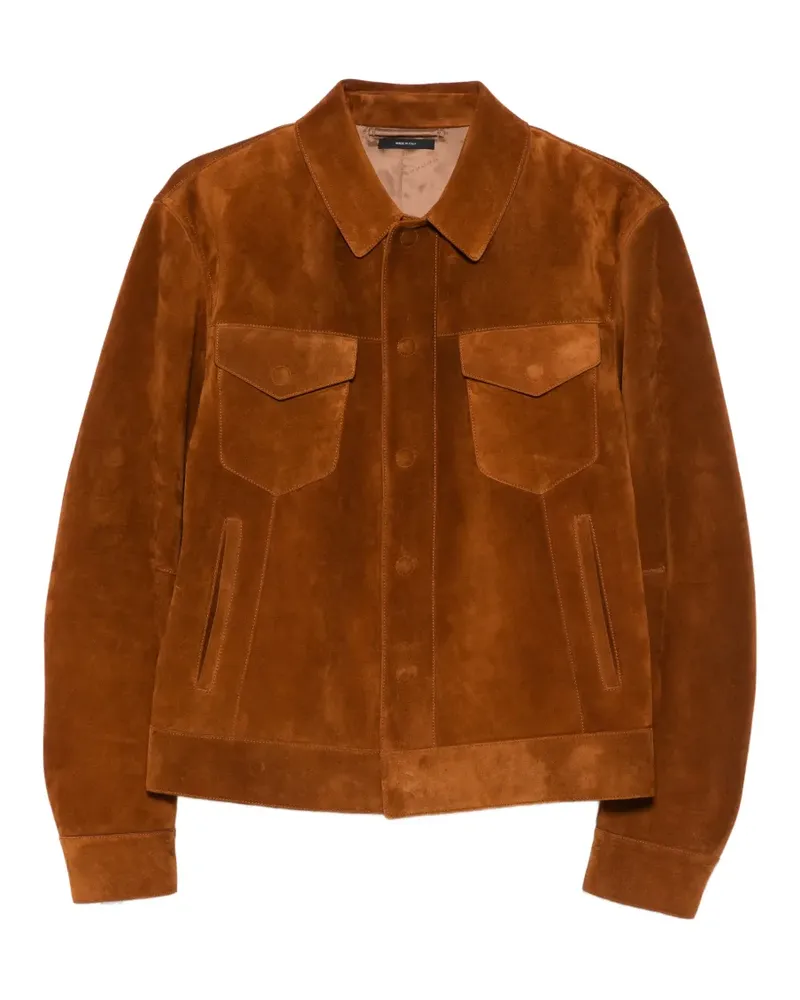 Tom Ford Jacke aus Wildleder - Braun Braun