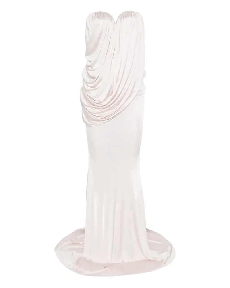 Giuseppe di Morabito draped cowl-neck dress - Weiß Weiß
