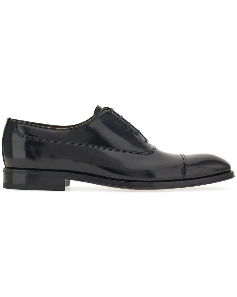 Ferragamo Klassische Oxford-Schuhe Schwarz